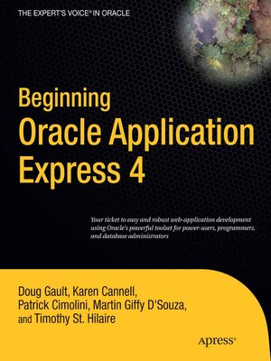 cover image of Beginning Oracle Application Express 4
